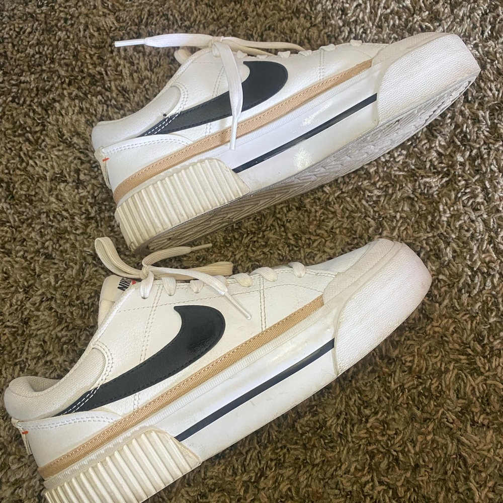 White and Black Sneakers